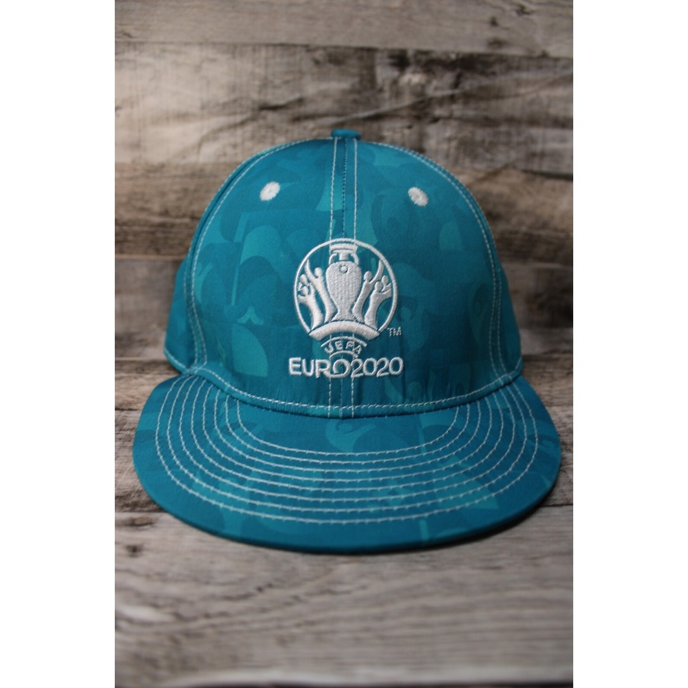 Euro 2020 Soccer Hat Teal Fitted‎ Youth Size